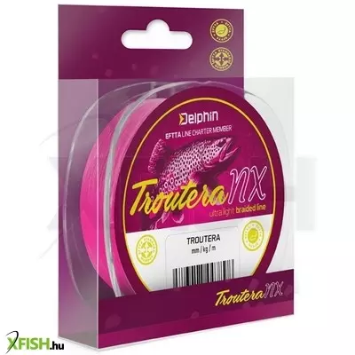 Delphin Trout Era Fonott Zsinór Rózsaszín 135m 0.085mm 3.4Kg