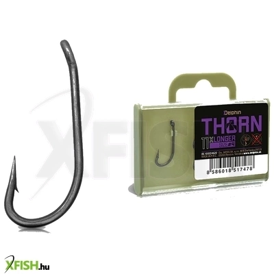 Delphin Thorn Longer Pontyozó Horog 2-es 11db/csomag