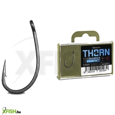 Delphin Thorn Shanker Pontyozó Horog 2-es 11db/csomag
