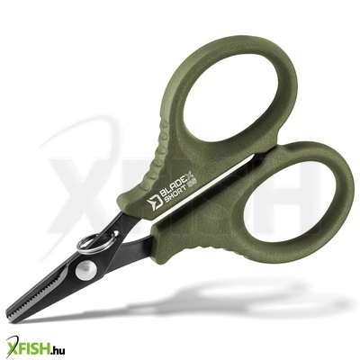 Delphin Bladex Short Ss Fogazott Horgász Olló