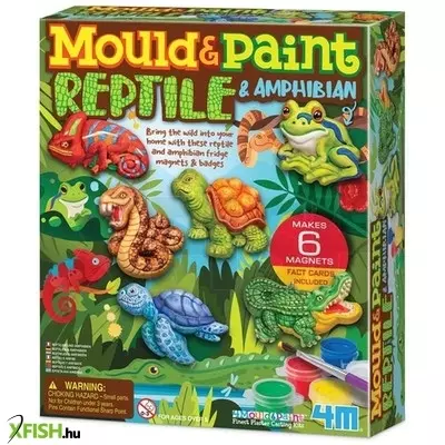 4m gipszkiöntő - hüllők és kétéltűek