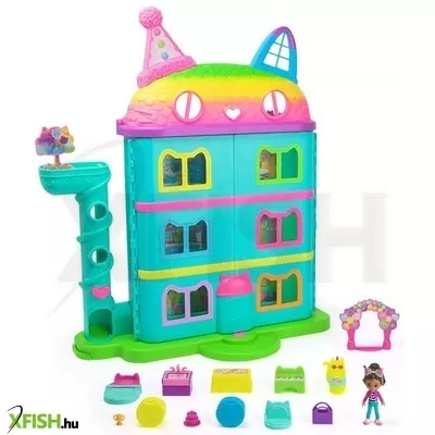 Spin master gabi babaháza - ünnepi szivárványos babaház