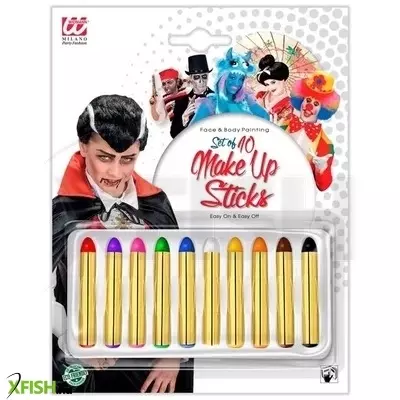 színes arcfesték 10 darabos - 24 ml