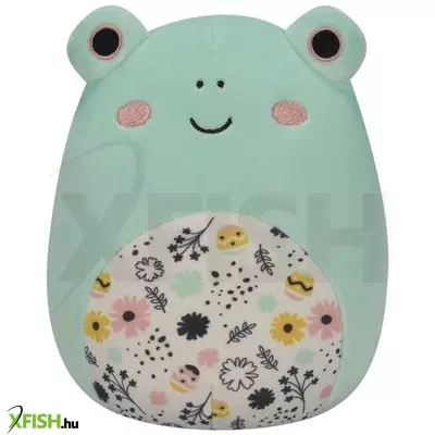 Squishmallows fritz, a világoszöld béka 13cm