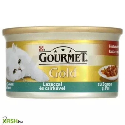 Gourmet gold szószban lazac+csirke 85g, 24 db/csomag
