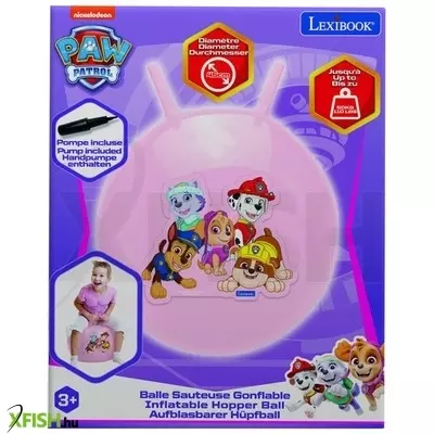 lexibook ugráló labda - mancs őrhárat 45 cm rózsaszínű