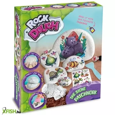 Paulinda kő gyurma - kavics és patchwork