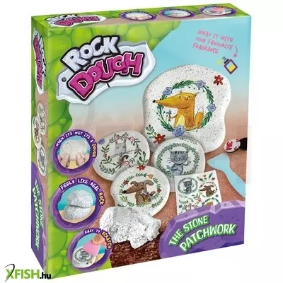 Paulinda kő gyurma - kavics és patchwork