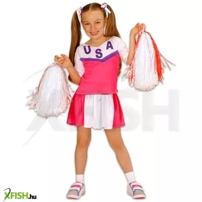 Pompom lány jelmez - 128 cm