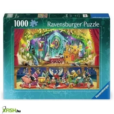 Ravensburger puzzle 1000 db - hófehérke és a hét törpe