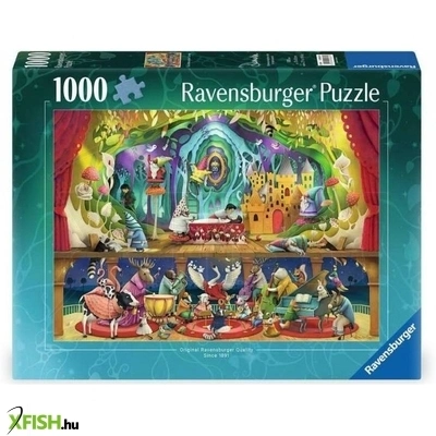 Ravensburger puzzle 1000 db - hófehérke és a hét törpe