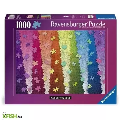 Ravensburger puzzle 1000 db - színkavalkád