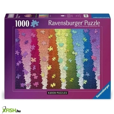 Ravensburger puzzle 1000 db - színkavalkád