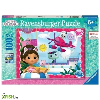 Ravensburger puzzle 100 db - gabi babaháza