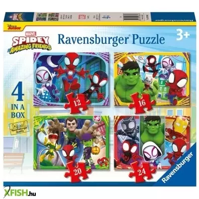 Ravensburger puzzle 4in1 - póki és barátai
