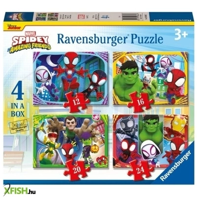 ravensburger puzzle 4in1 - póki és barátai