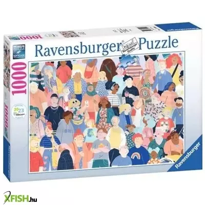 Ravensburger puzzle 1000 db - emberek