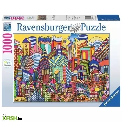 Ravensburger puzzle 1000 db - boston by jack ottanio