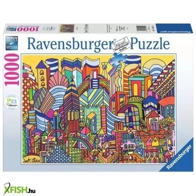 Ravensburger puzzle 1000 db - boston by jack ottanio