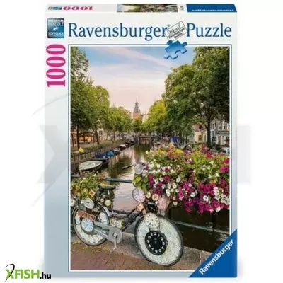 Ravensburger puzzle 1000 db - bicikli amszterdamban
