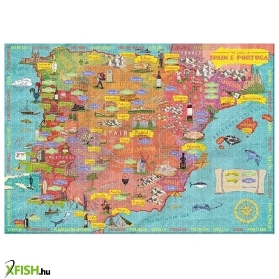 Ravensburger puzzle 1000 db - spanyol borok