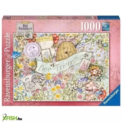 Ravensburger puzzle 1000 db - méhecskék