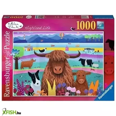 Ravensburger puzzle 1000 db - magasföld