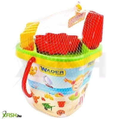 Wader vödrös homokozó szett 5 részes