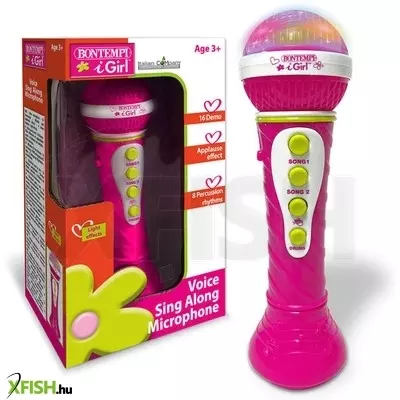 Bontempi karaoke mikrofon hang és fényeffektekkel