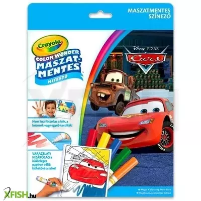 Crayola Color Wonder: Verdák maszatmentes kifestő