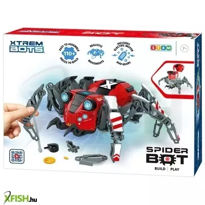 Blue rocket spider bot - a szerelhető robot