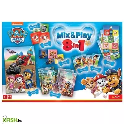 Trefl társasjáték 8in1 mancs őrjárat