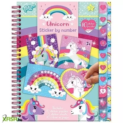 Totum matricázz számok szerint unikornis