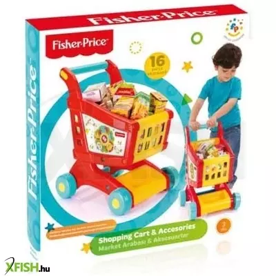 Fisher-price bevásárlókocsi készlet