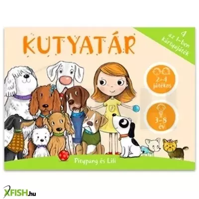 kutyatár 4 az 1-ben kártyajáték