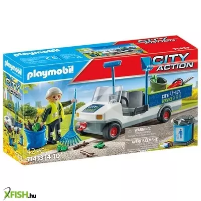 Playmobil várostakarítás elektromos járművel