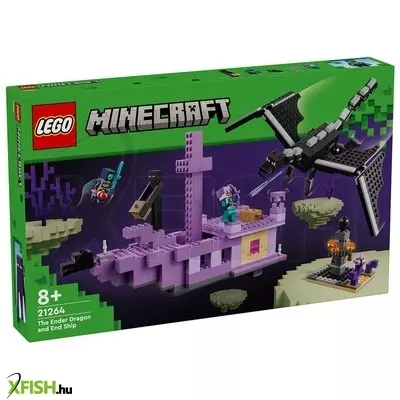 Lego minecraft 21264 a végzetsárkány és a végzethajó