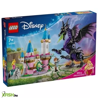 lego disney princess 43240 demóna sárkány formájában