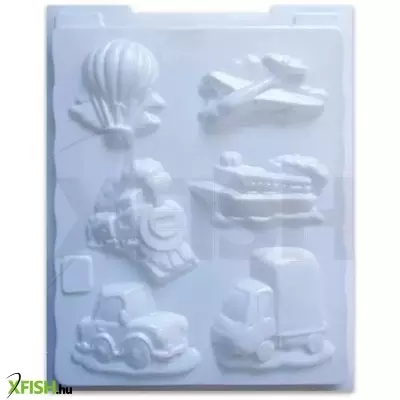 Gipsz öntőforma járművek mintával