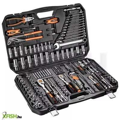 Neotools dugókulcskészlet + szerszámkészlet 1/4, 3/8, 1/2, 233db