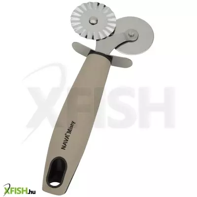 Szász nava 10-111-019 misty sütemény- és ravioli vágó, rozsdamentes acél kerekekkel, 18,5 cm