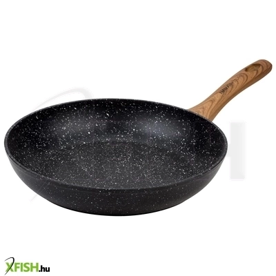 Szász nava 10-144-101 nature tapadásmentes serpenyő, kőbevonattal, 24 cm átmérő