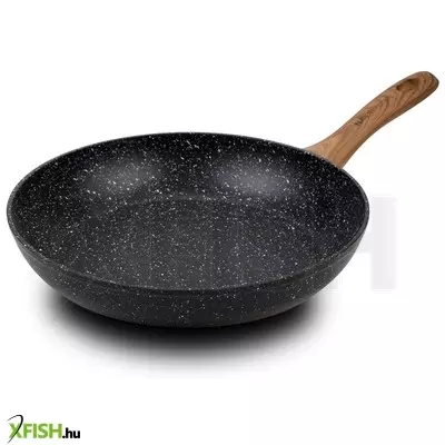 Szász nava 10-144-103 nature tapadásmentes serpenyő, kőbevonattal, 28 cm átmérő