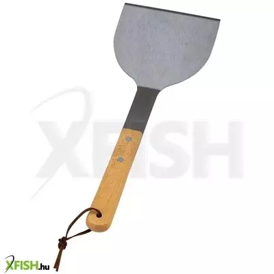 Szász nava 10-238-005 bbq guru rozsdamentes acél grill spatula és kaparó,fa nyél,  26 cm