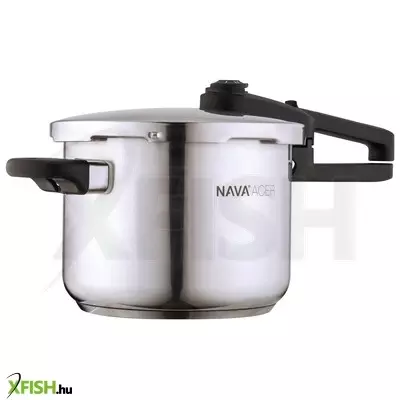 Szász nava 10-266-013 acer rozsdamentes acél kukta, 6 liter, biztonsági szelep