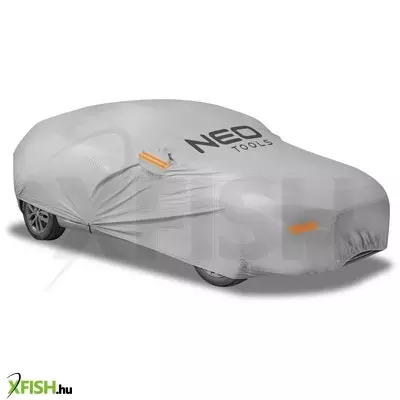 Neotools autótakaró ponyva, 20 rétegű, vízálló, vezetőoldali cippzáras ajtónyílás, 533x178x119cm, XL