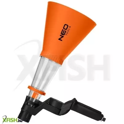 Neotools tölcsér, 125mm, univerzális rögzítőkonzollal, vegyszerálló