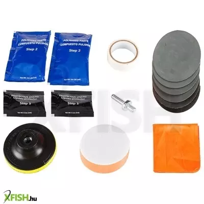 neotools fényszóró felújító-polírozó készlet, 15db-os