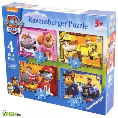 Ravensburger mancs őrjárat 4 az 1-ben puzzle