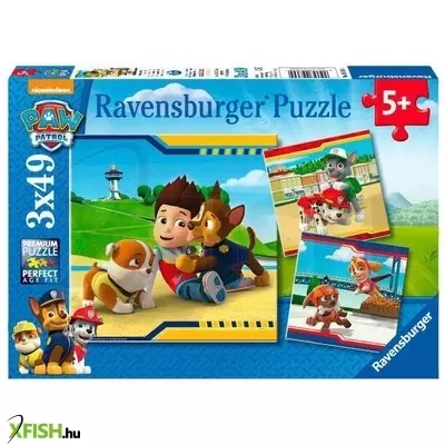 Ravensburger mancs őrjárat 3 X 49 darabos puzzle